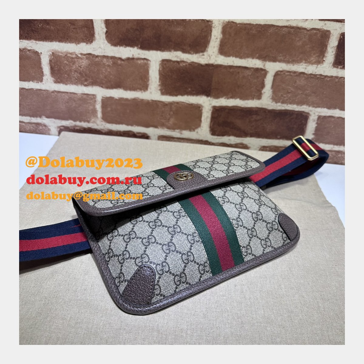 ophidia gg perfect G*u*i 752597 belt ebony supreme replica bag