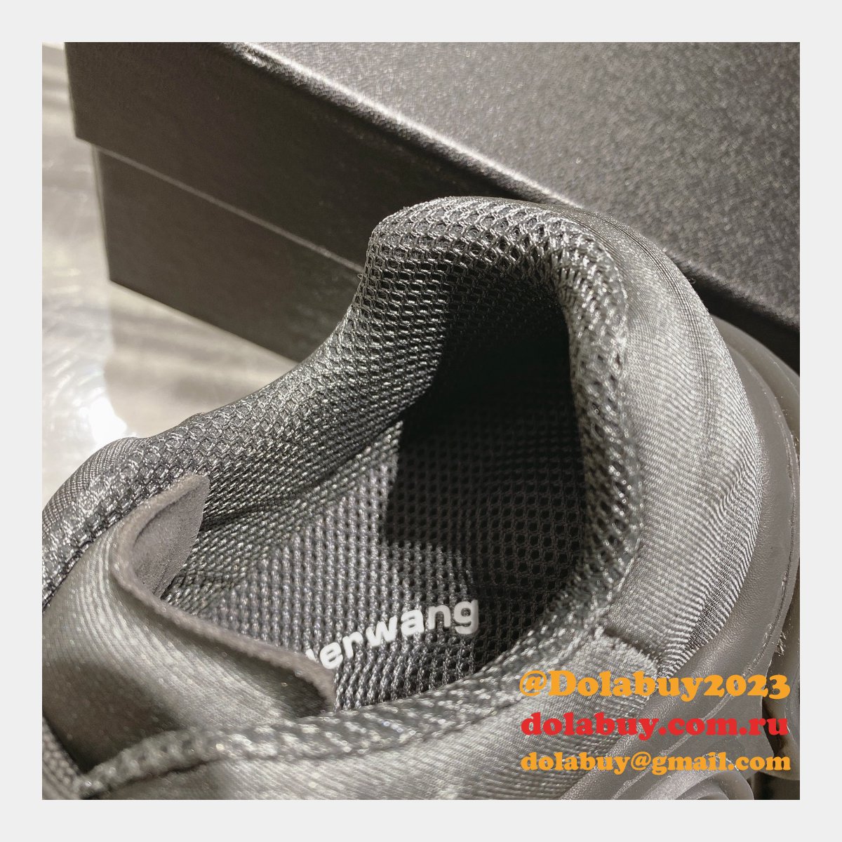 AAAA+ Replica Alexander Wang Vortex Height Increasing Sneakers