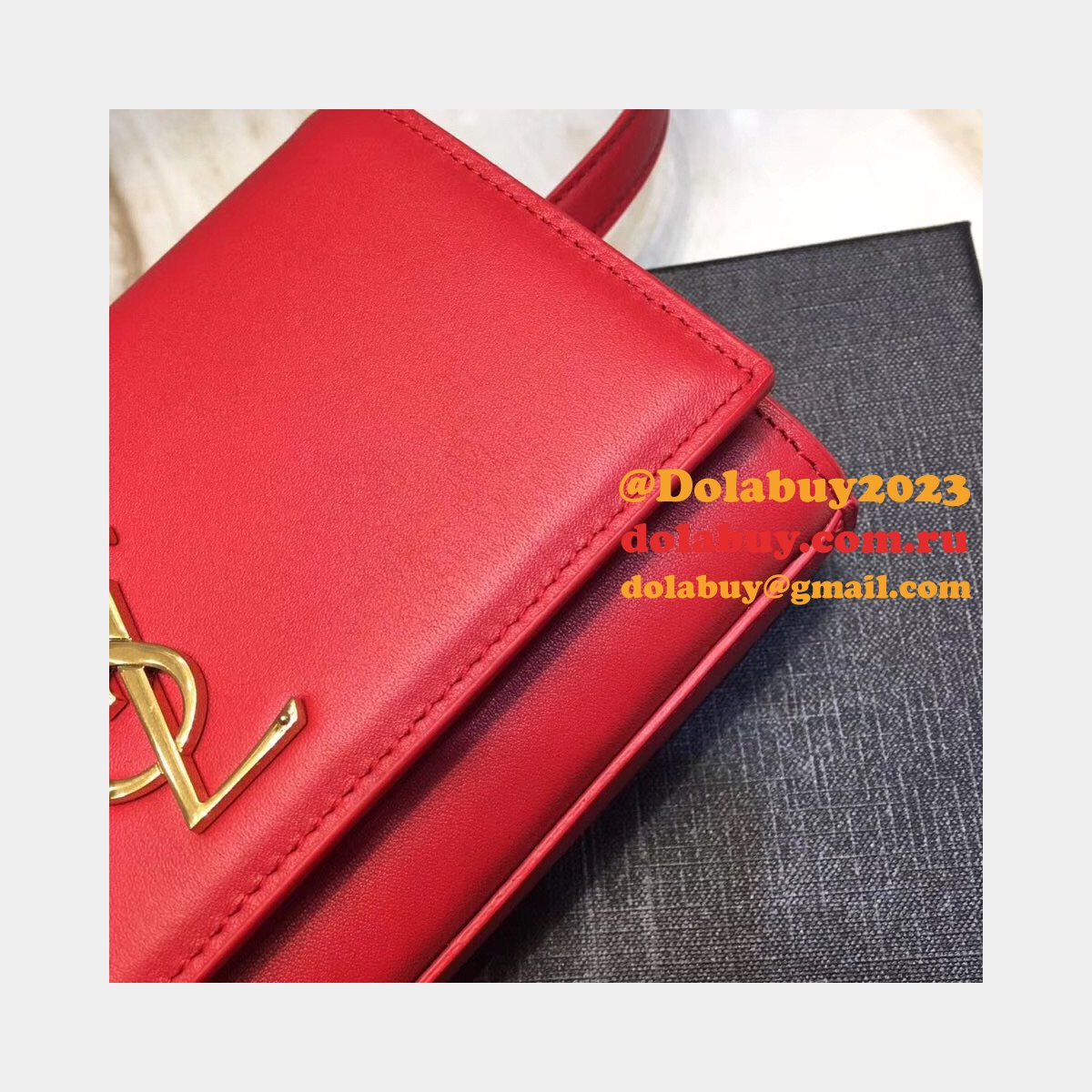 Replicas YSL Saint Laurent Waist Pack Fanny Pack Black Belt Bag