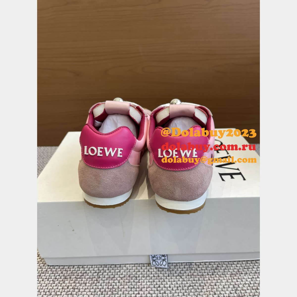 Ballet Runner 2.0 In Nylon And Calfskin