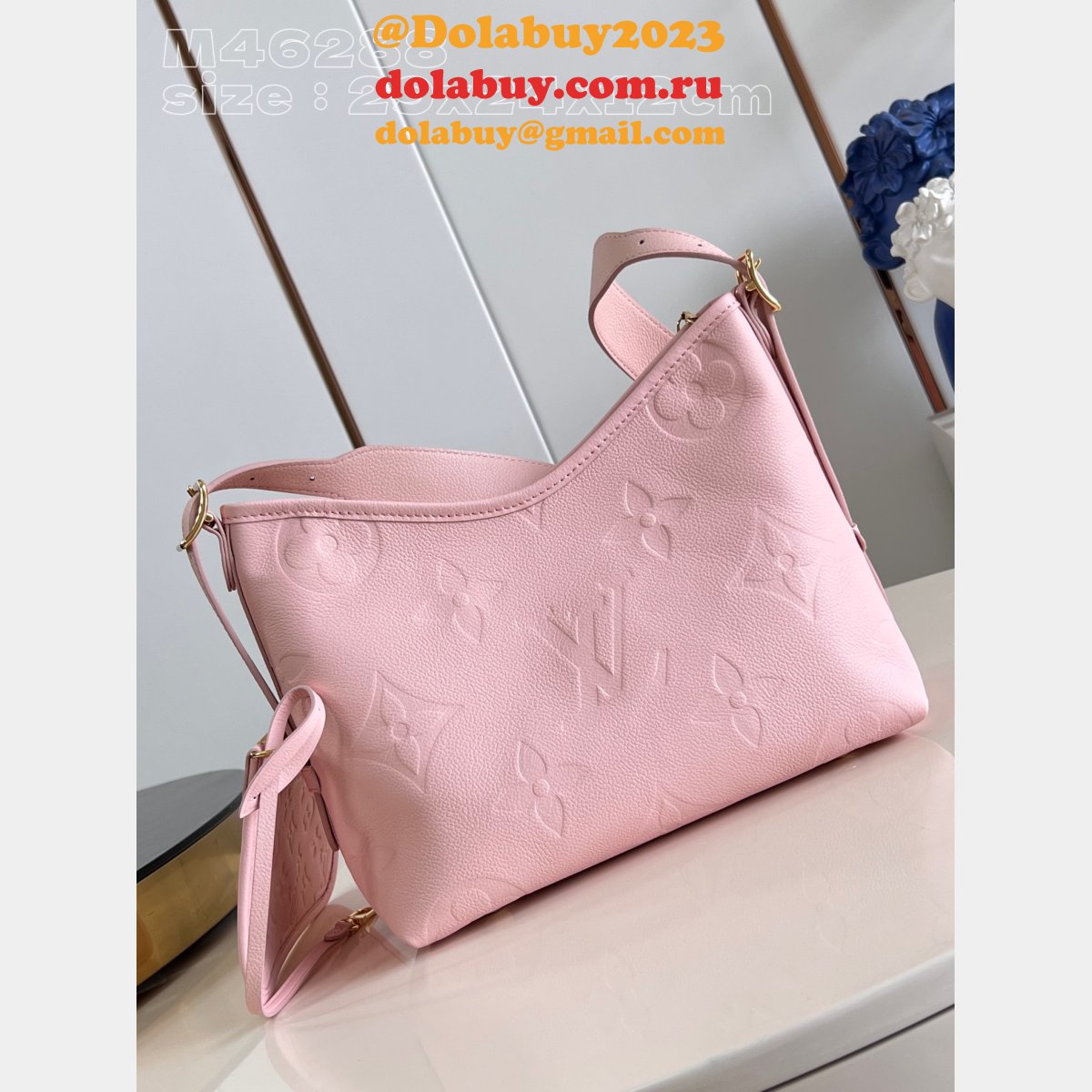Replicas CarryAll PM Best AAA+ Louis Vuitton M47082 Pink Bag