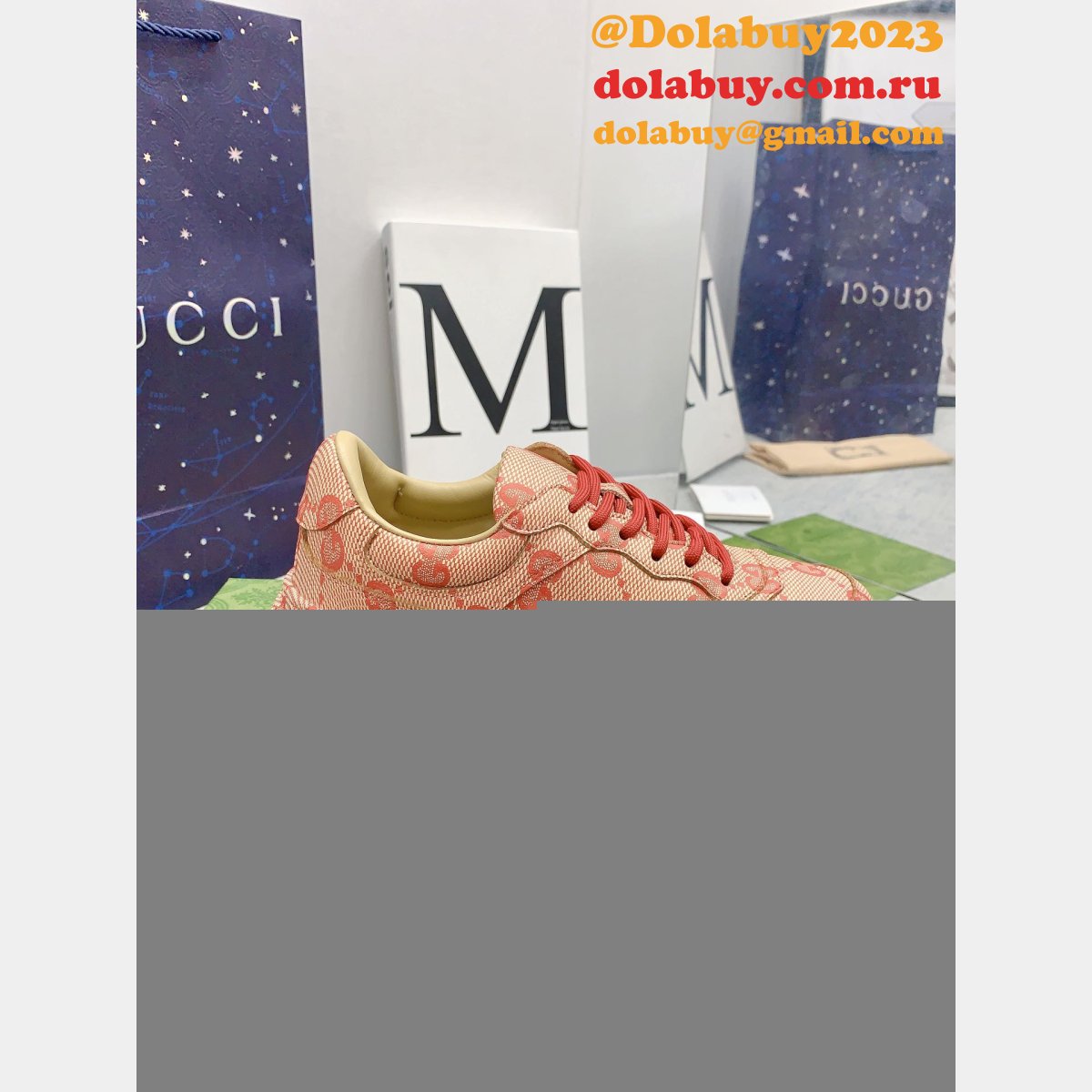 designer replica G*u*i biscuit classic presbyopia shoes