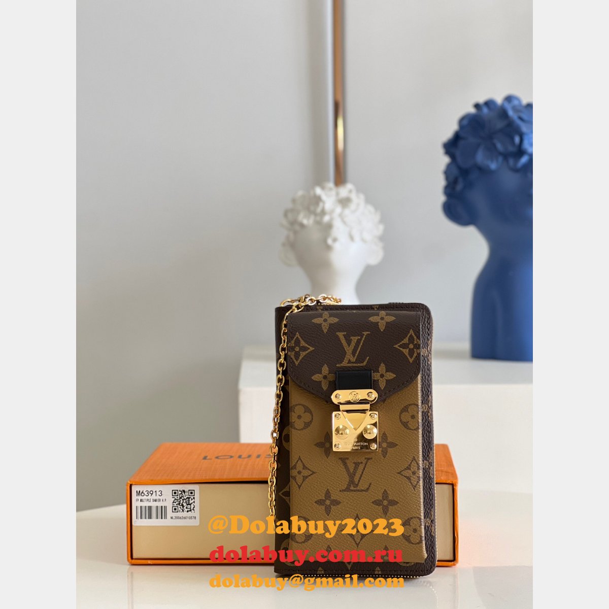 Louis Vuitton First Vertical Trunk Pochette Goods M63913 Wallets