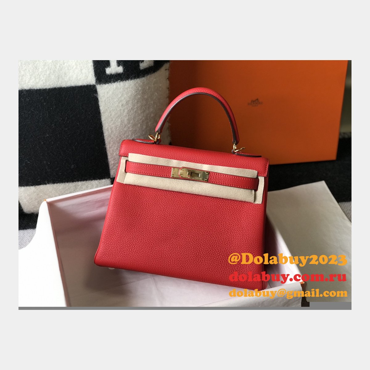 High Quality Customize Hermes Kelly 25MM/28MM TOGO LEATHER For Sale