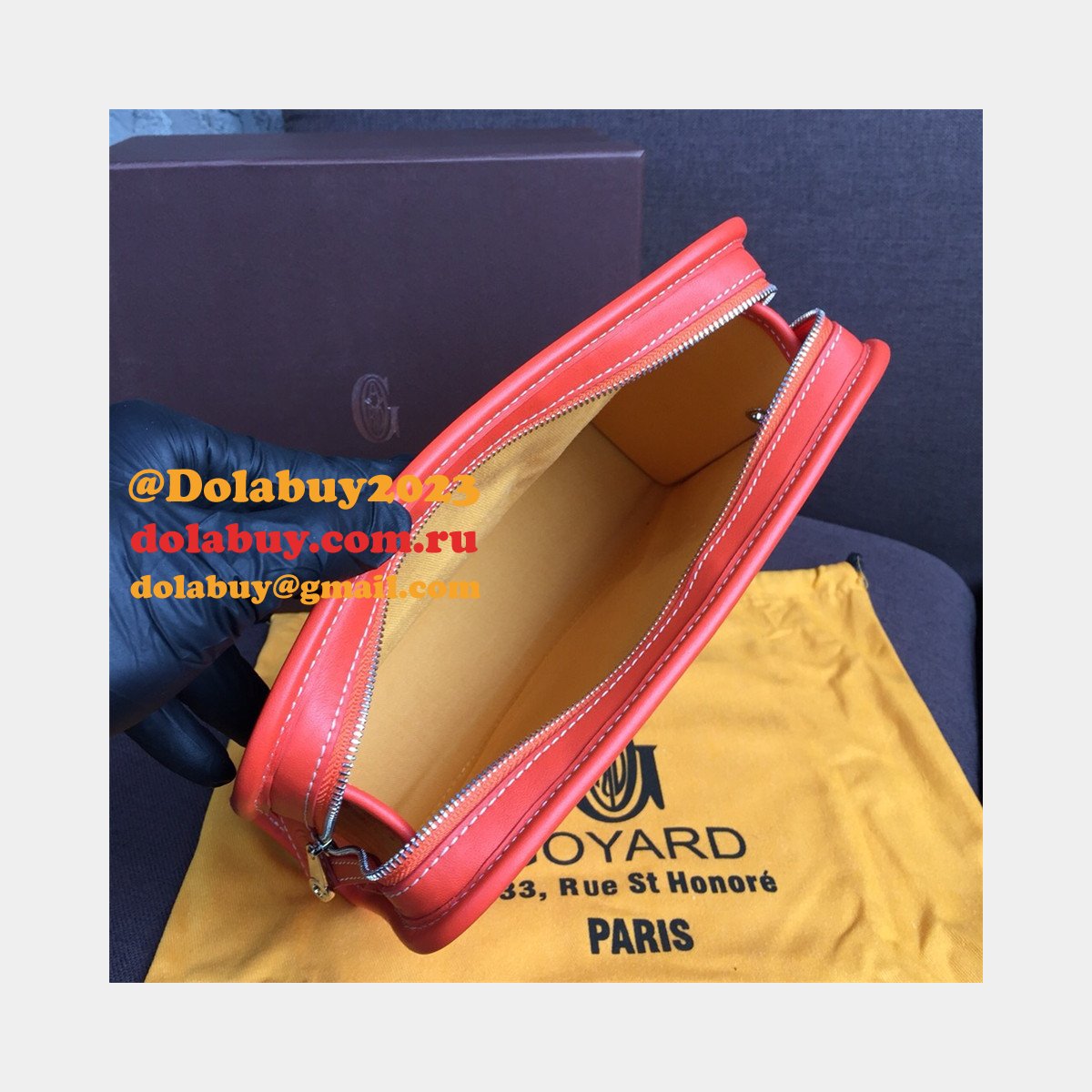 Top Quality Goyard Multi-Color Cosmetic toiletry bag