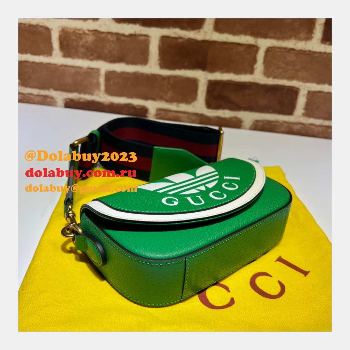 inspired adidas x G*u*i 727791 high quality replica bag