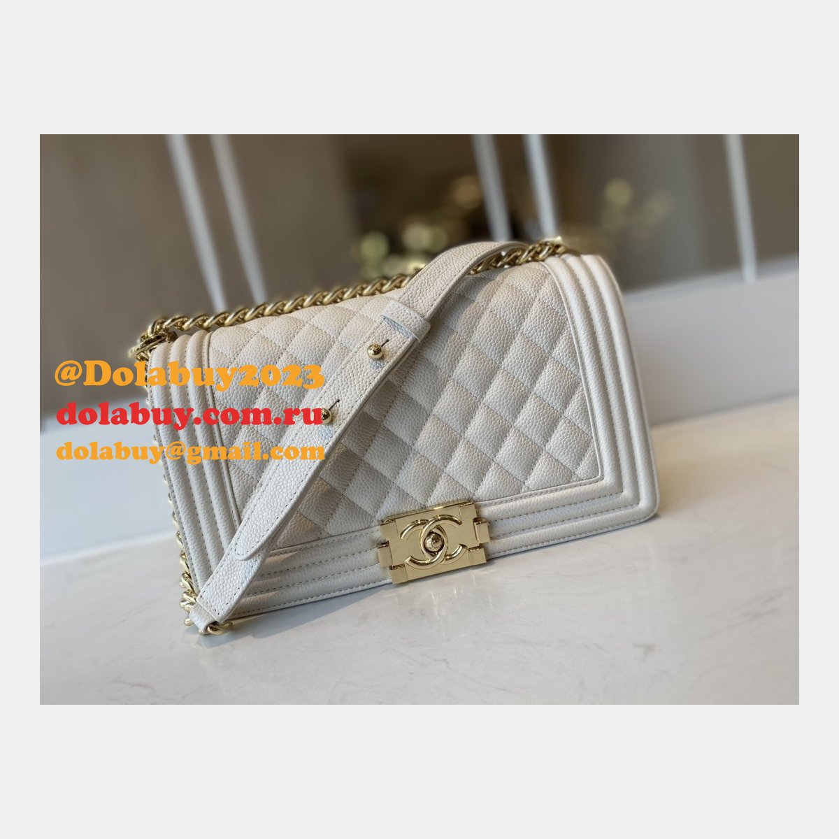 CC Replicas Calfskin & Ruthenium-Finish Metal Boy Many Colours