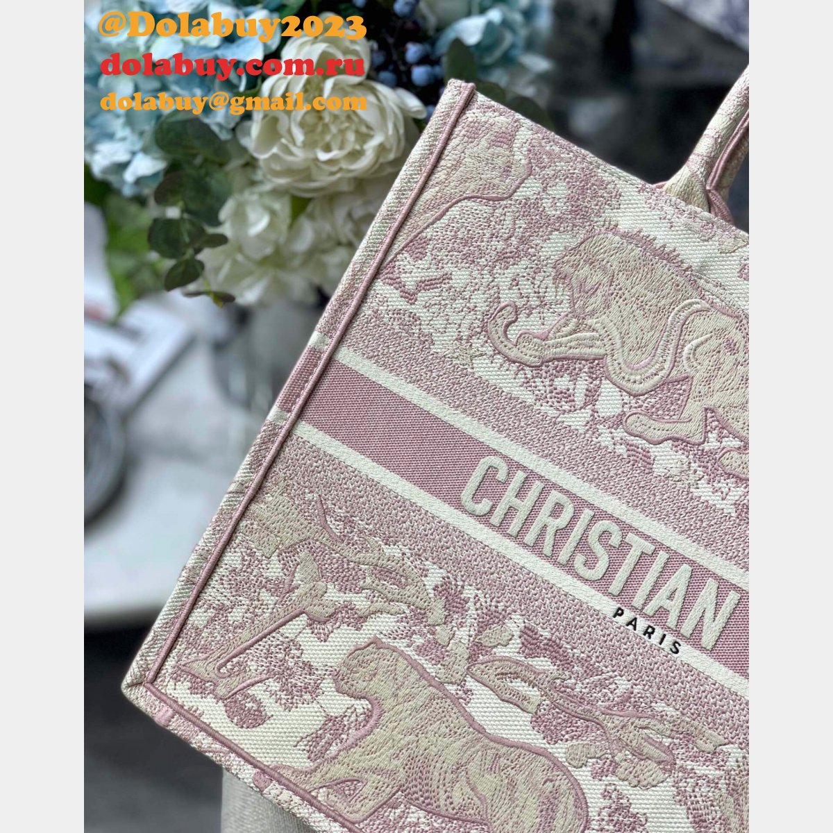 Christian Dior CD Book Tote Replica Bags