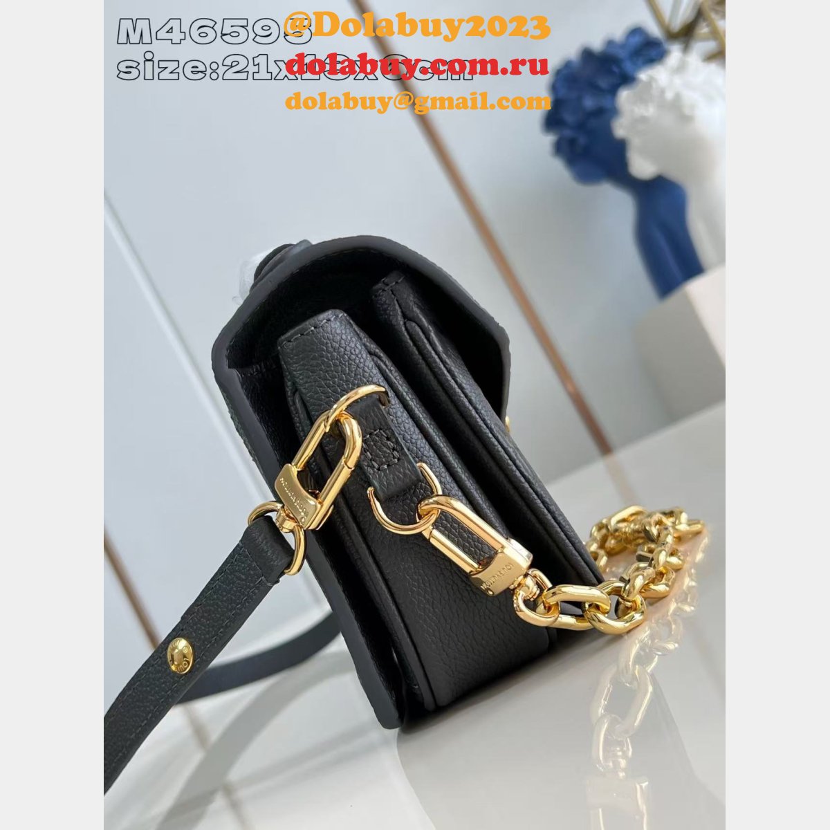 Replica Louis Vuitton Pochette Métis East West M46595 Perfect Bag