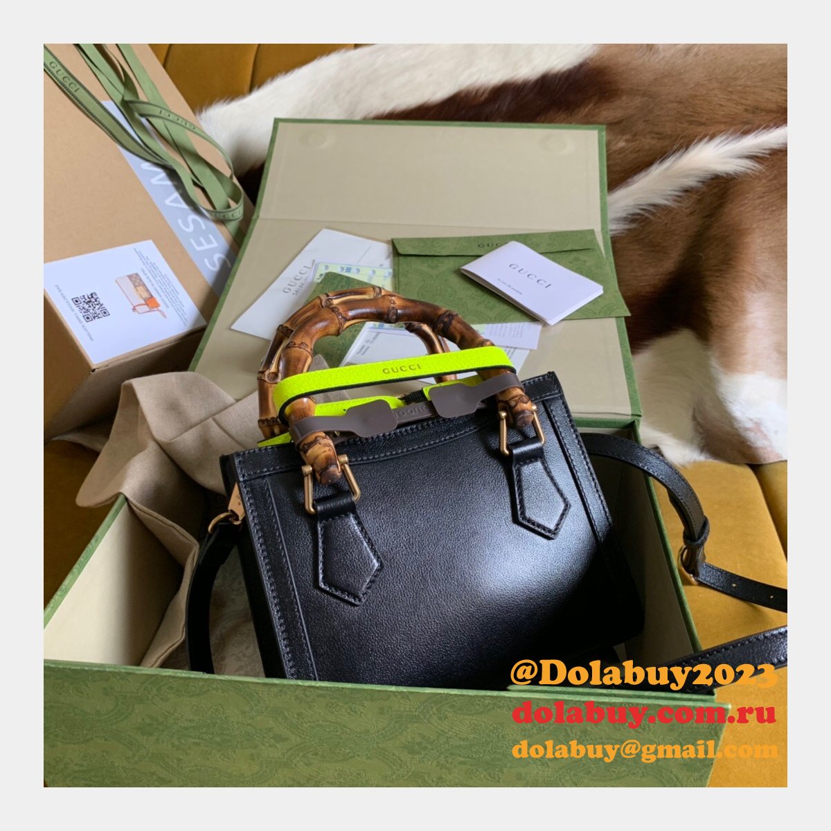 top quality replica G*u*i diana mini tote 655661 bag