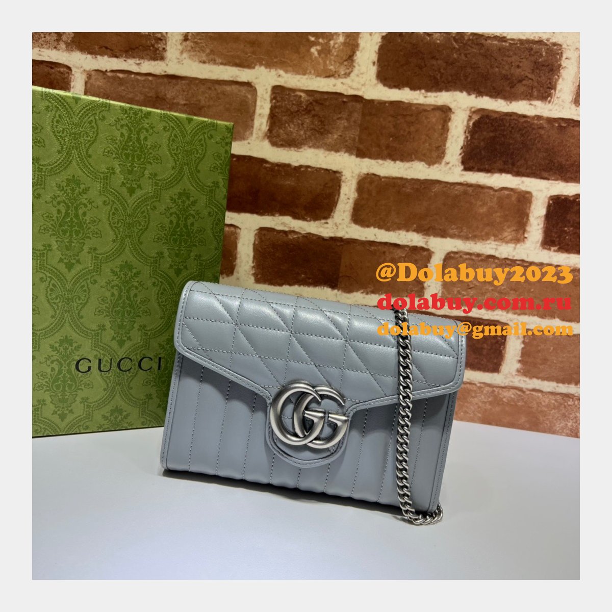 wholesale G*u*i uk 474575 gg marmont matelassé mini bag