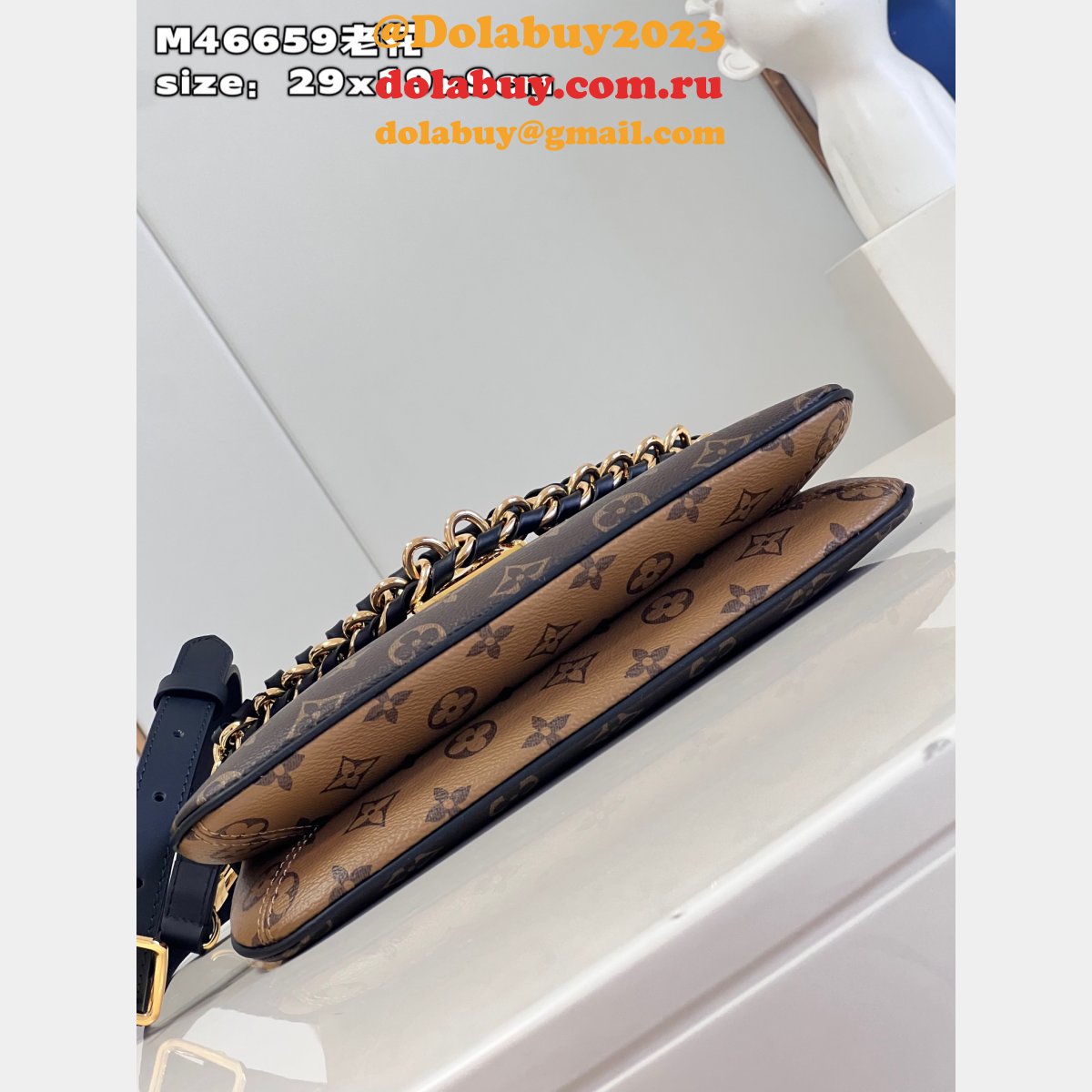 Twinny Louis Vuitton Replica M46659 Autres Toiles Monogram Bag