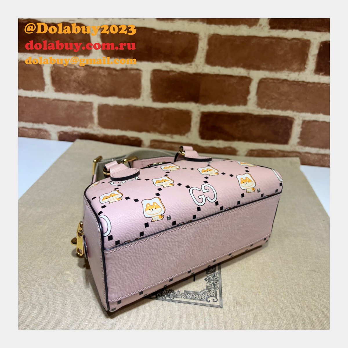 replica G*u*i 724606 ophidia gg animal print high quality bag