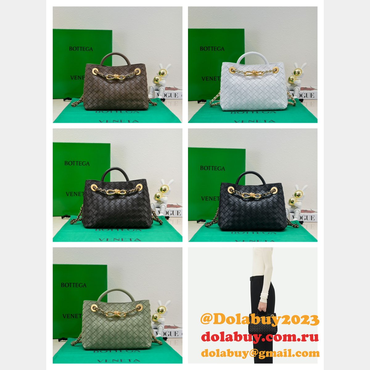 Top Quality BOTTEGA VENETA ANDIAMO small 25cm tote bag