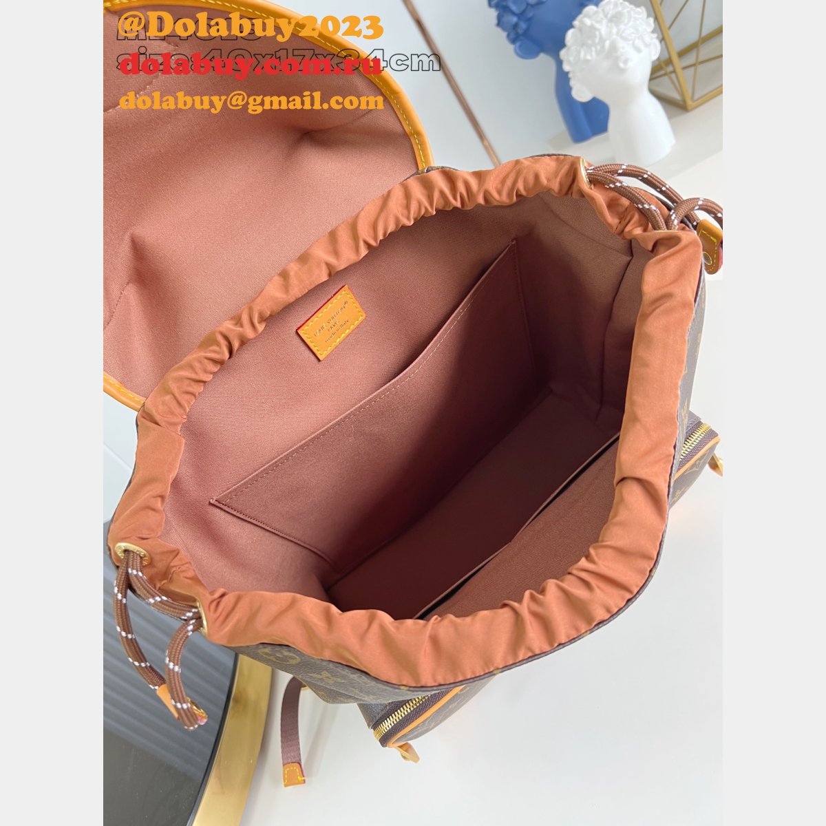 Montsouris Cargo Backpack Louis Vuitton M14015 Luxury G69 Brown