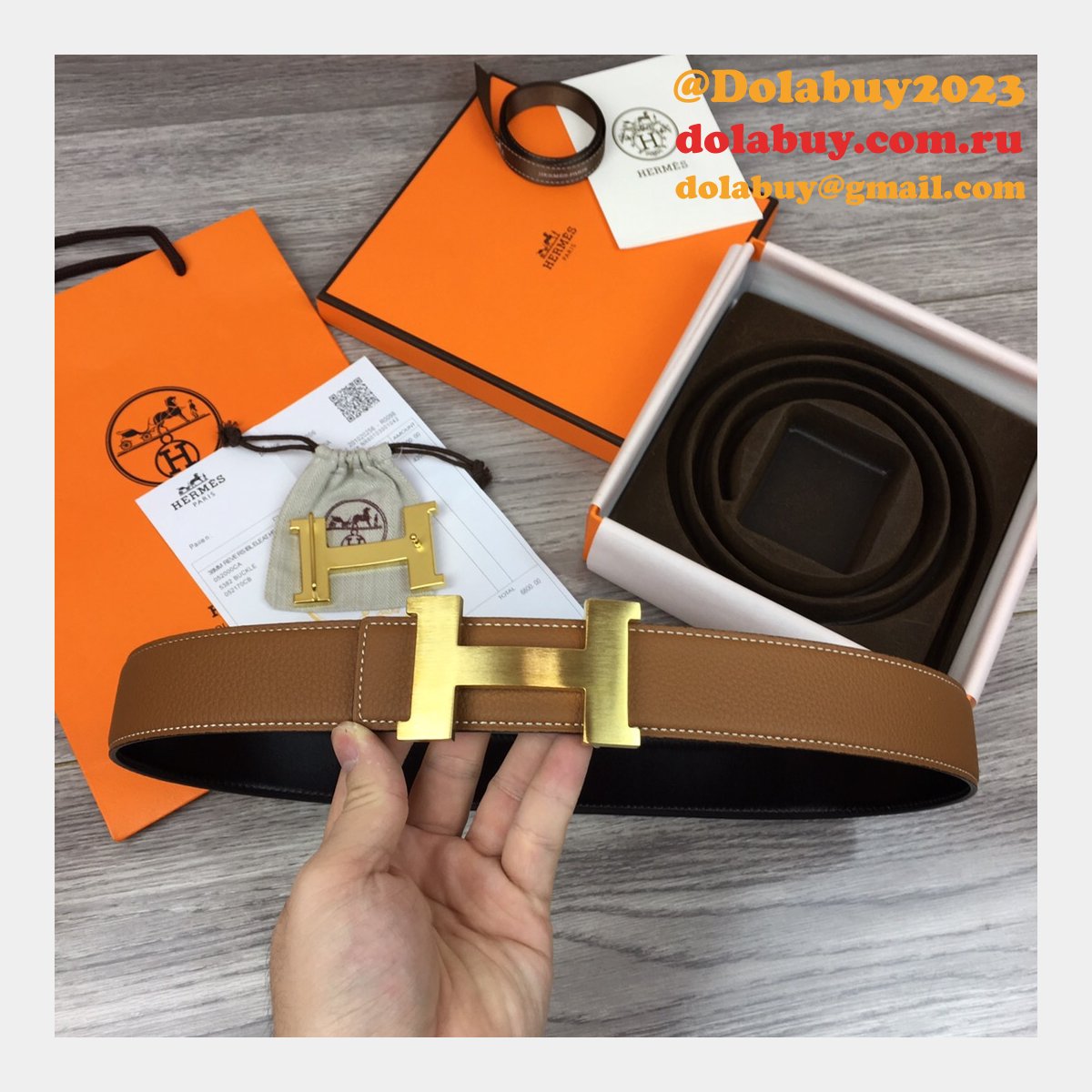 Hermes Outlet 1:1 Replica Belts 38mm 7 Star