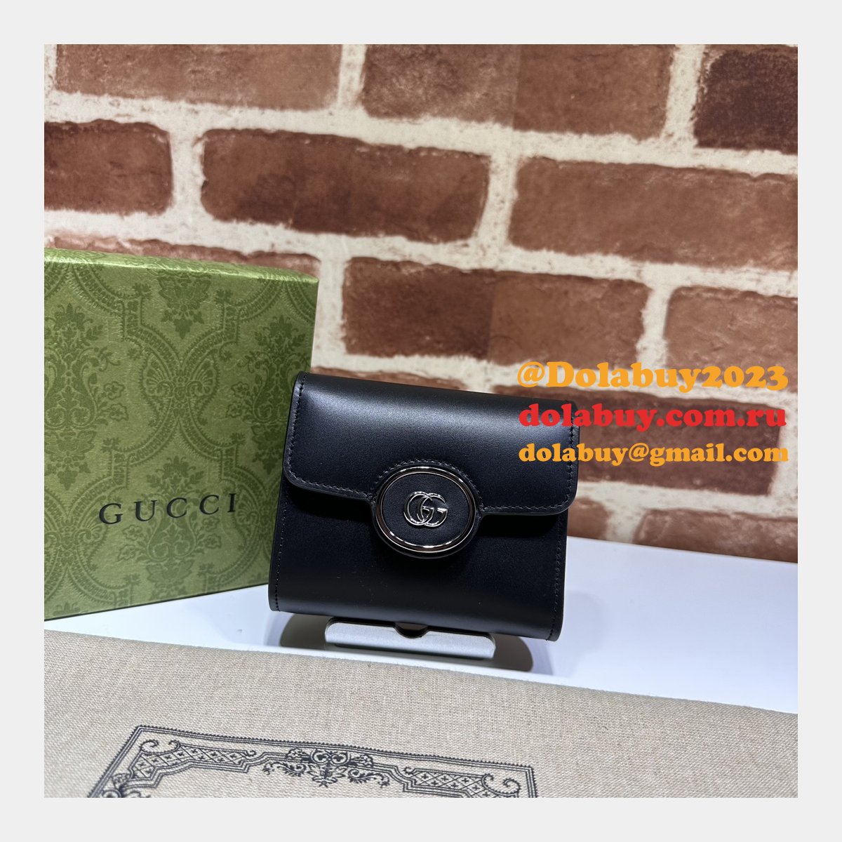 perfect petite gg compact wallet 760197 G*u*i replica 7 star bag