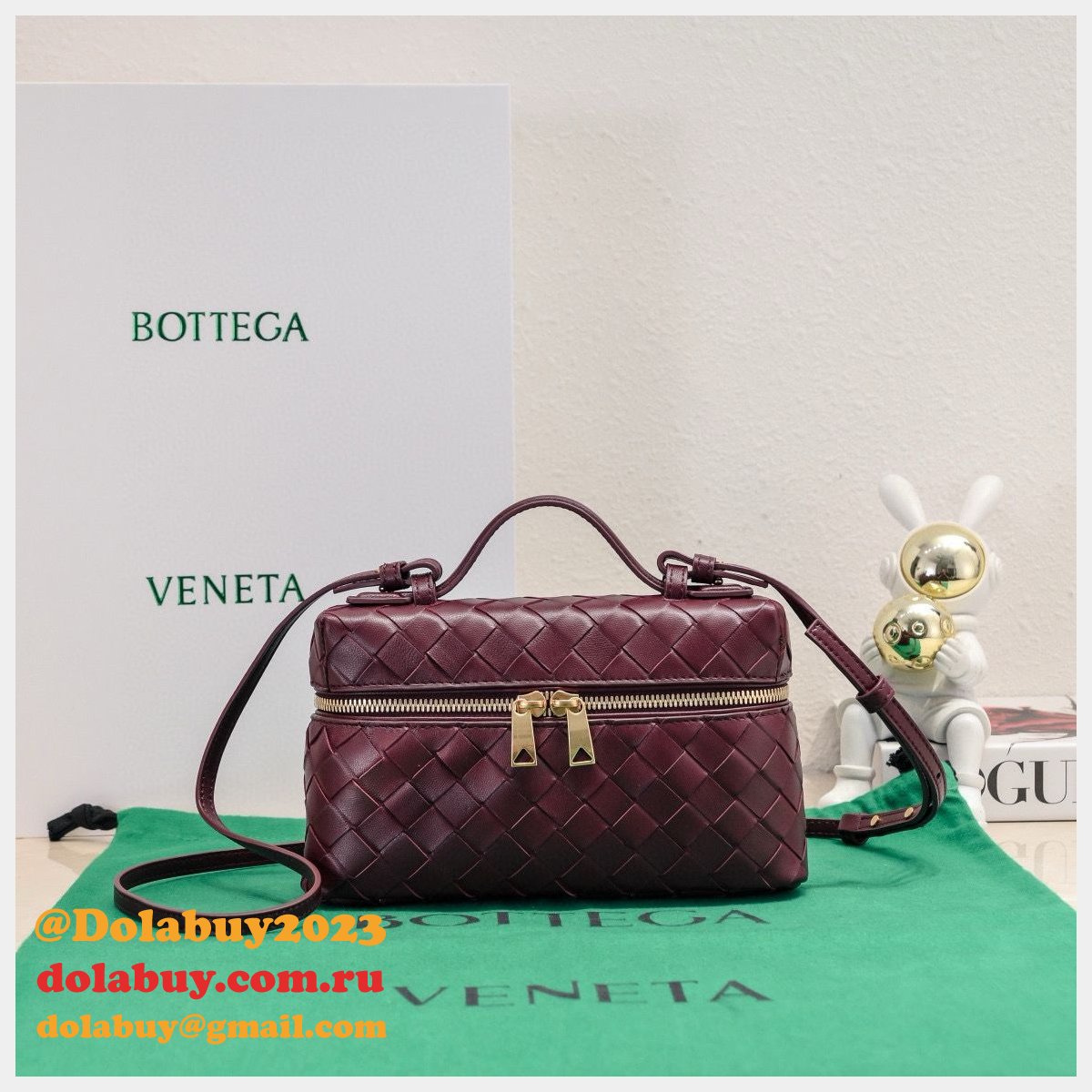 Luxury BOTTEGA VENETA 1:1 Mirror Vanity Case 789109