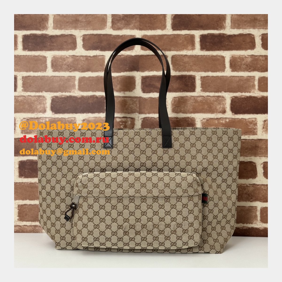 G*u*i inspired gg tote mens high quality 802166 bag