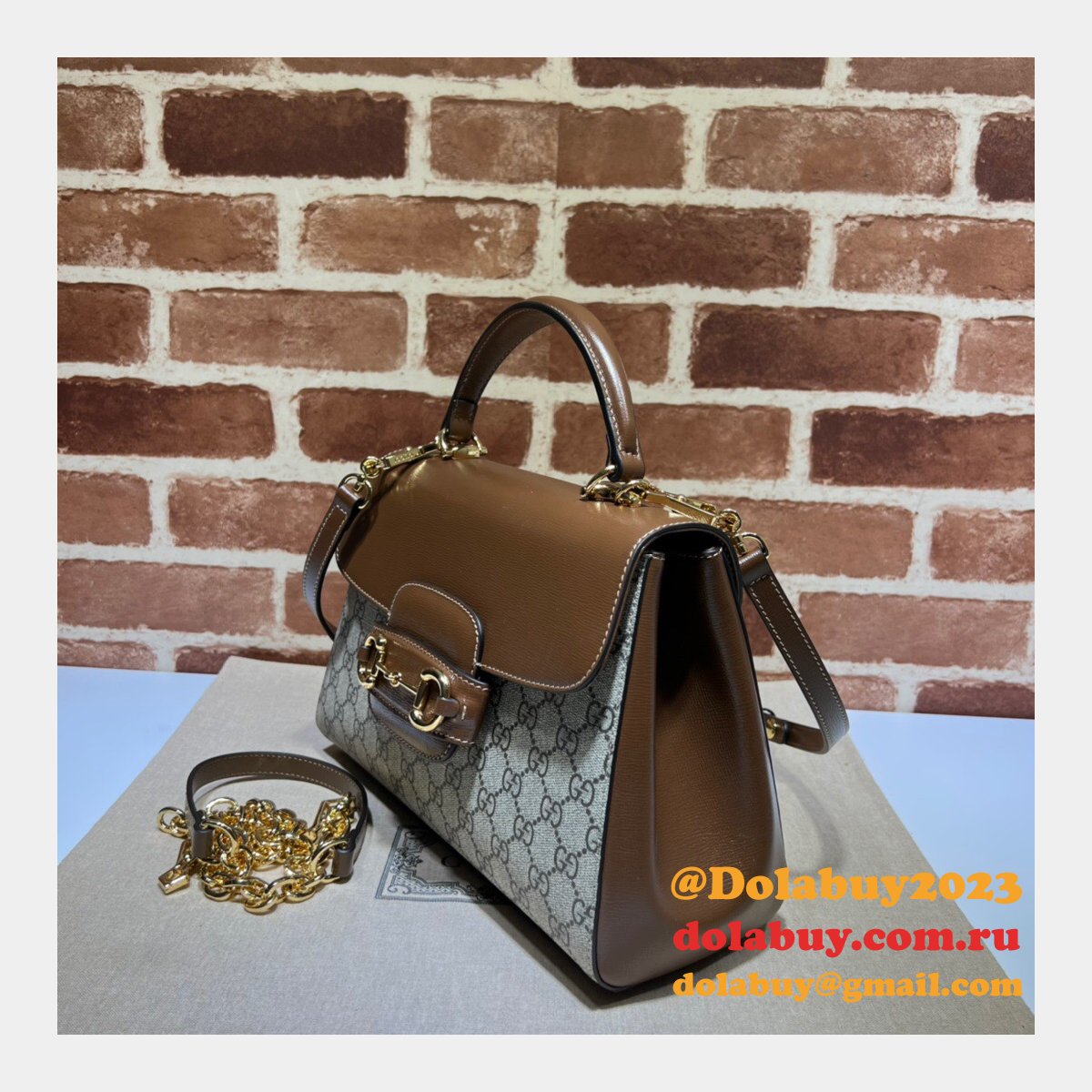 replicas G*u*i high-end horsebit 1955 top handle 702049 bags