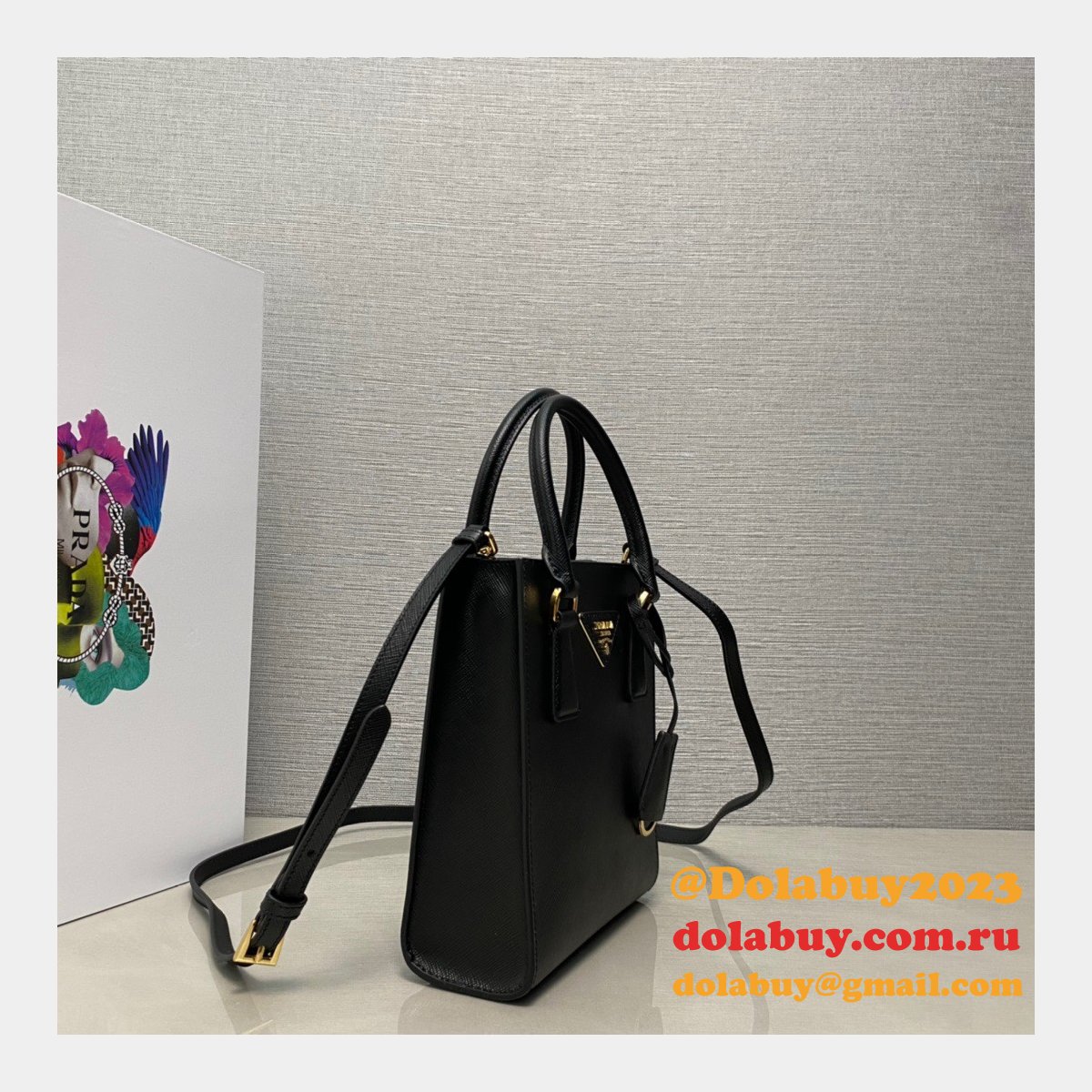 TOP PRADA SAFFIANO KILLER BAG FASHION 1BA358