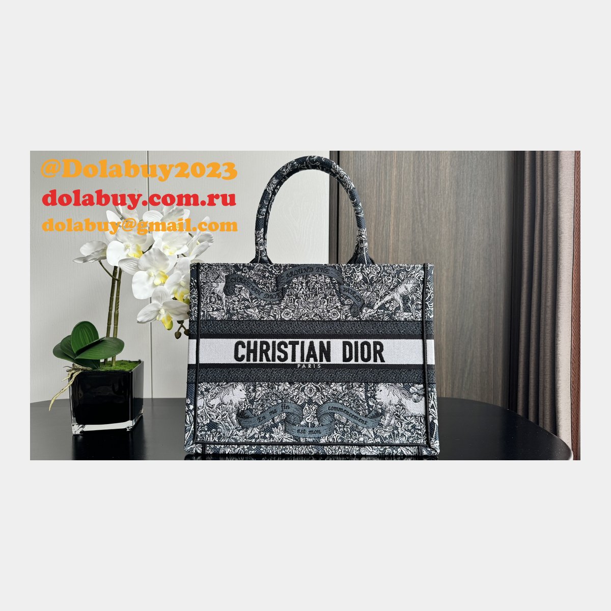 Buy Cheap Replica Bags Christian Dior CD Book Tote Online