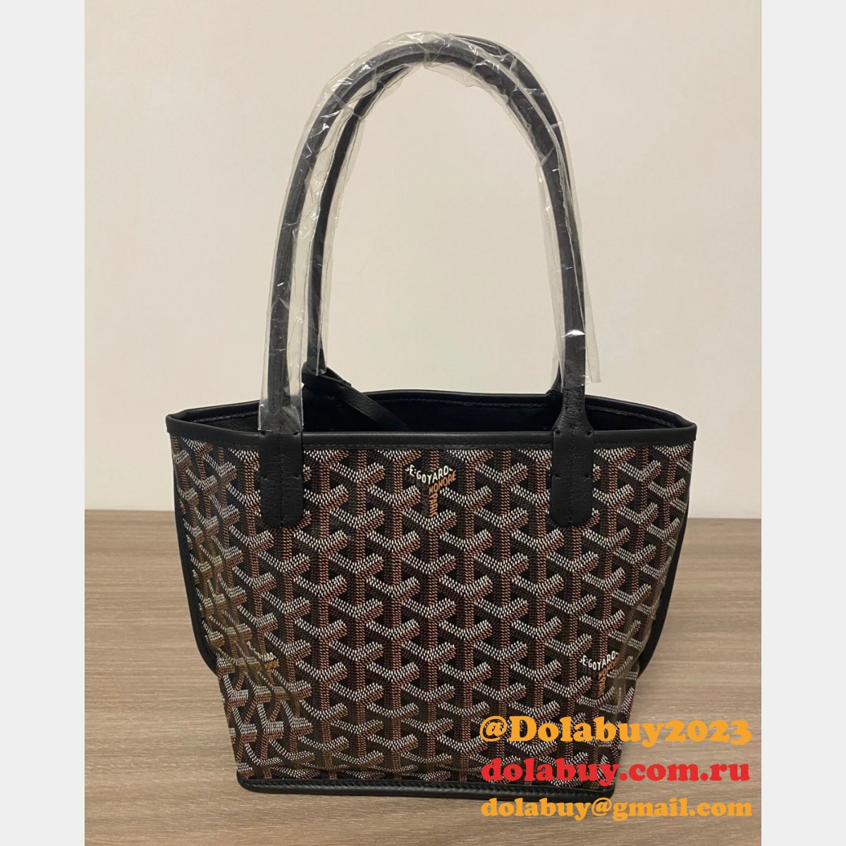 REPLICA GOYARD SAINT-LOUIS TOTES MINI BLACK
