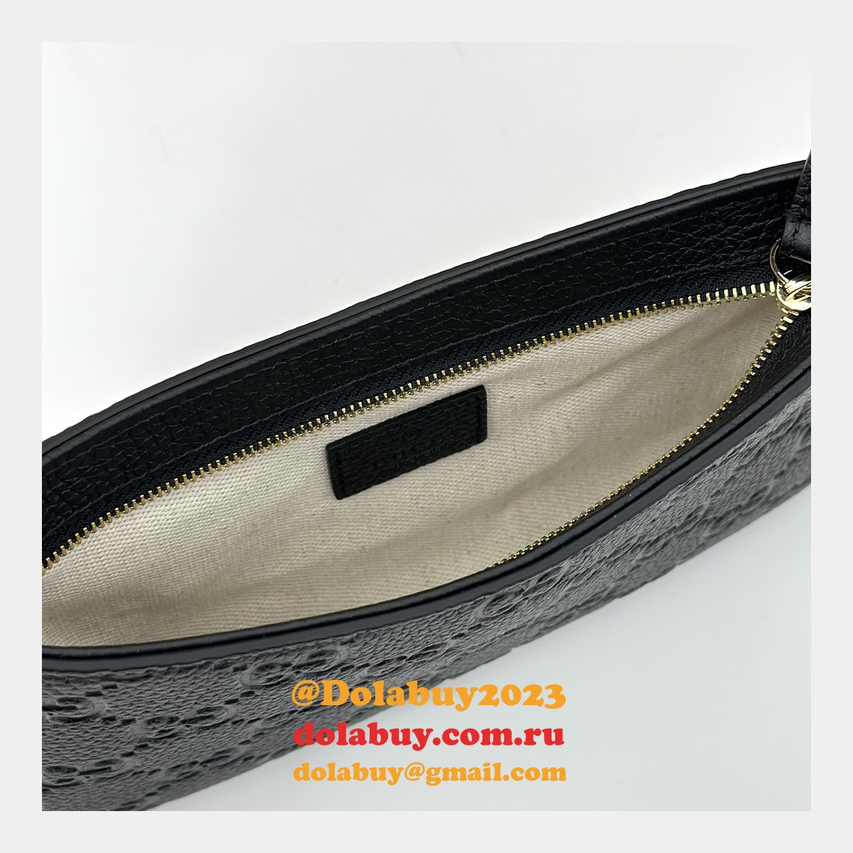 G*u*i replicas 815278 black gg emblem super perfect aaa+ bag