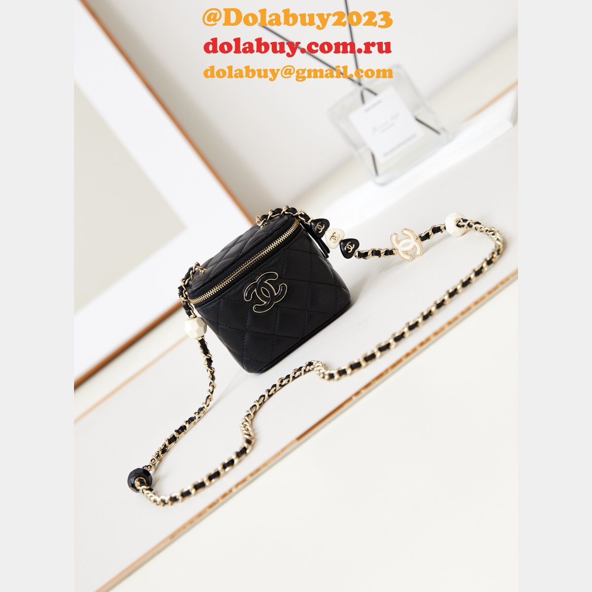 Replica Designer Enamel Love Makeup Lipstick Box AP3230 Bag