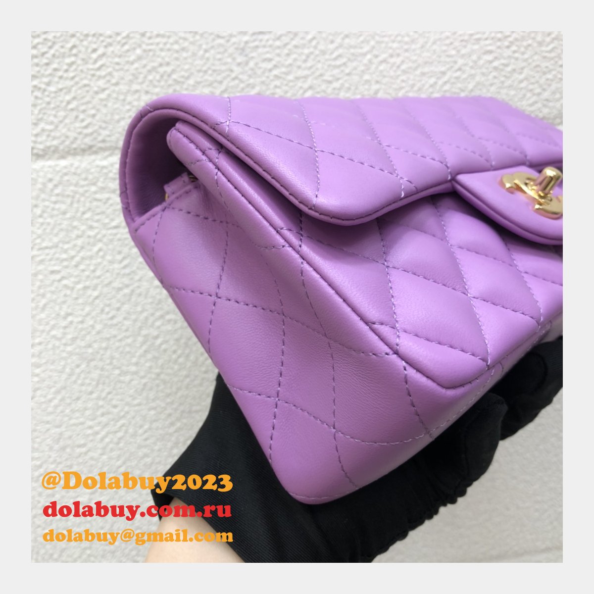 Wholesale CC Lambskin Flap Perfect 20CM Bag 1116