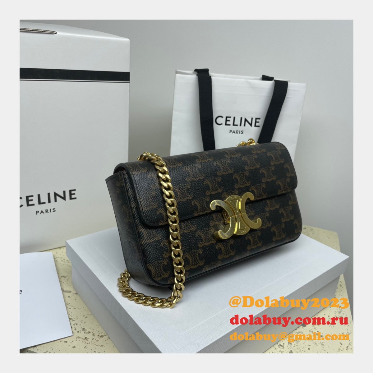 Replica Celine Buy Fake Triomphe 20.5CM Online Sale