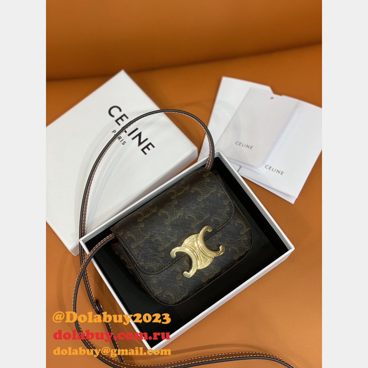 Replica 101512 Triomphe Celine Online Crossbody Sale