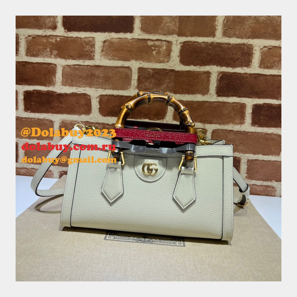 G*u*i diana replica 735153 small shoulder 1:1 mirror bag