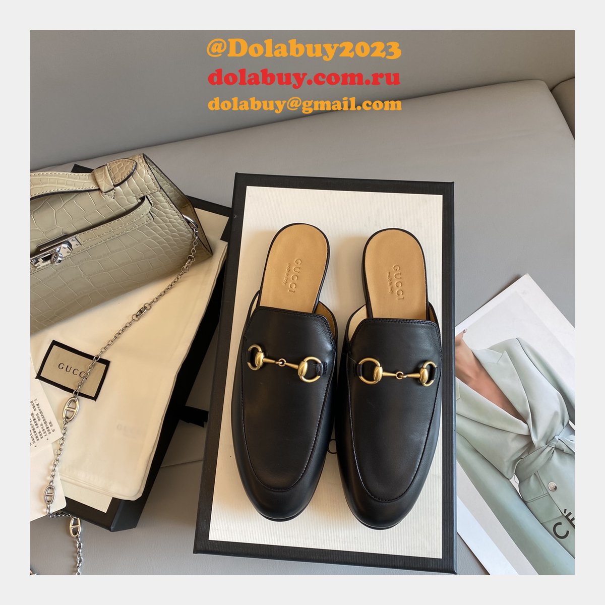 only sell high-quality designer fake G*u*i shoes