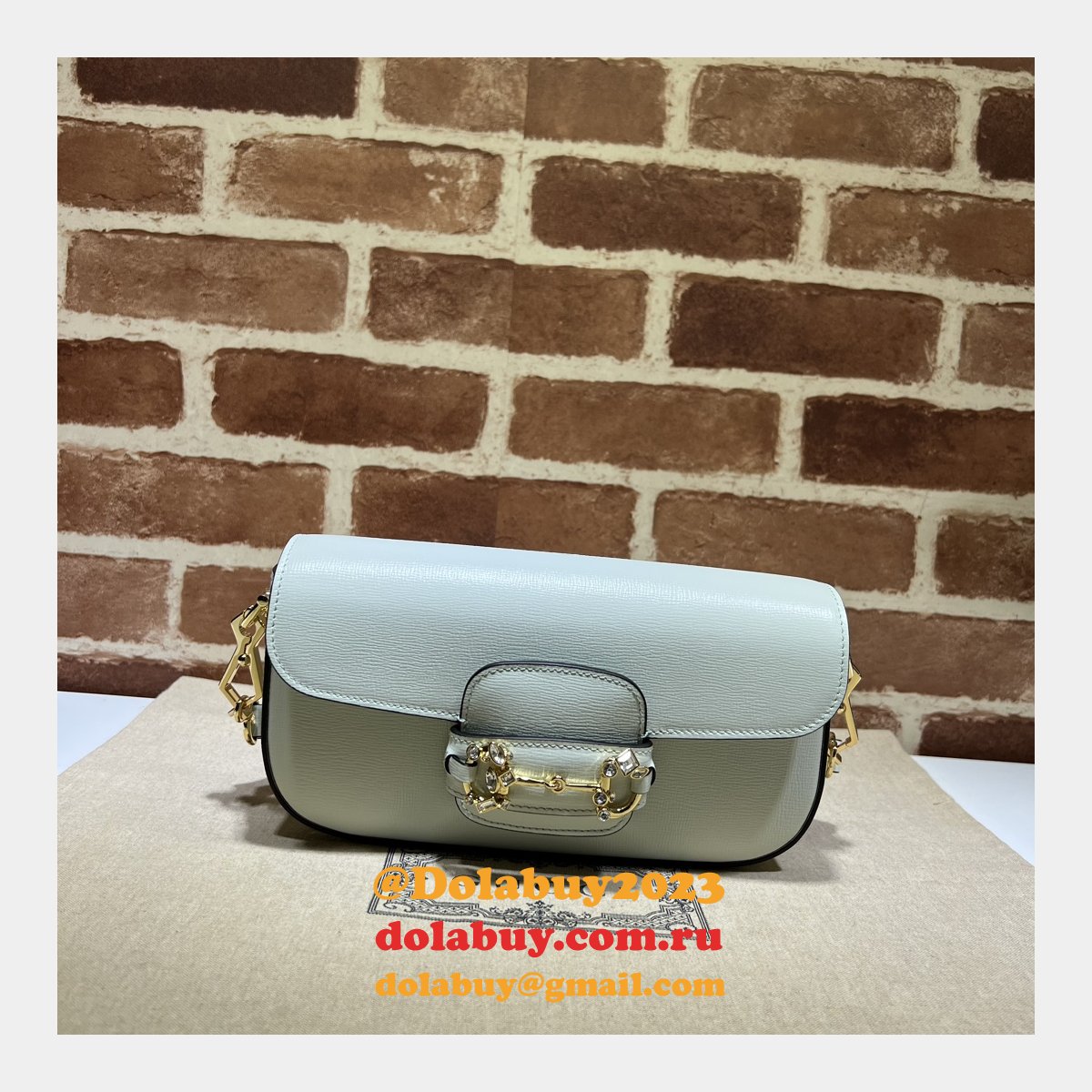 replica G*u*i horsebit 1955 shoulder chain 735178 designer bag