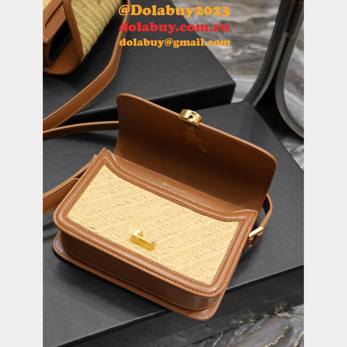 Wholesale YSL Perfect SOLFERINO BOX HANDBAG 634306