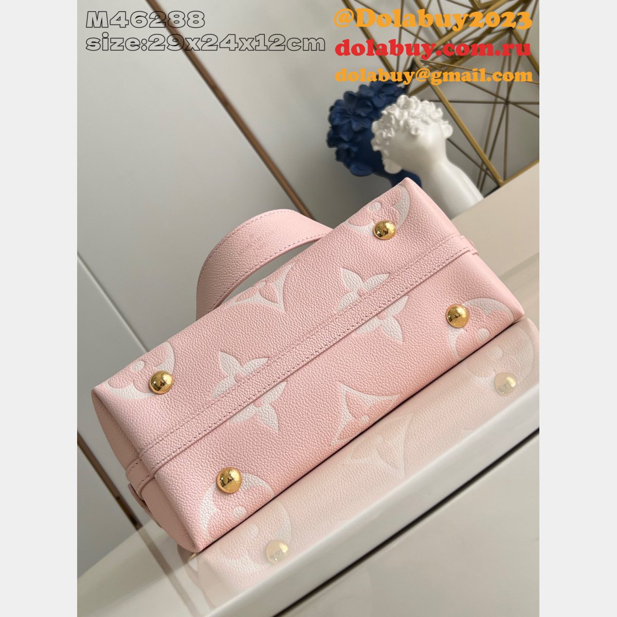 Louis Vuitton Replica CarryAll Top Quality Pink M47082 Bag