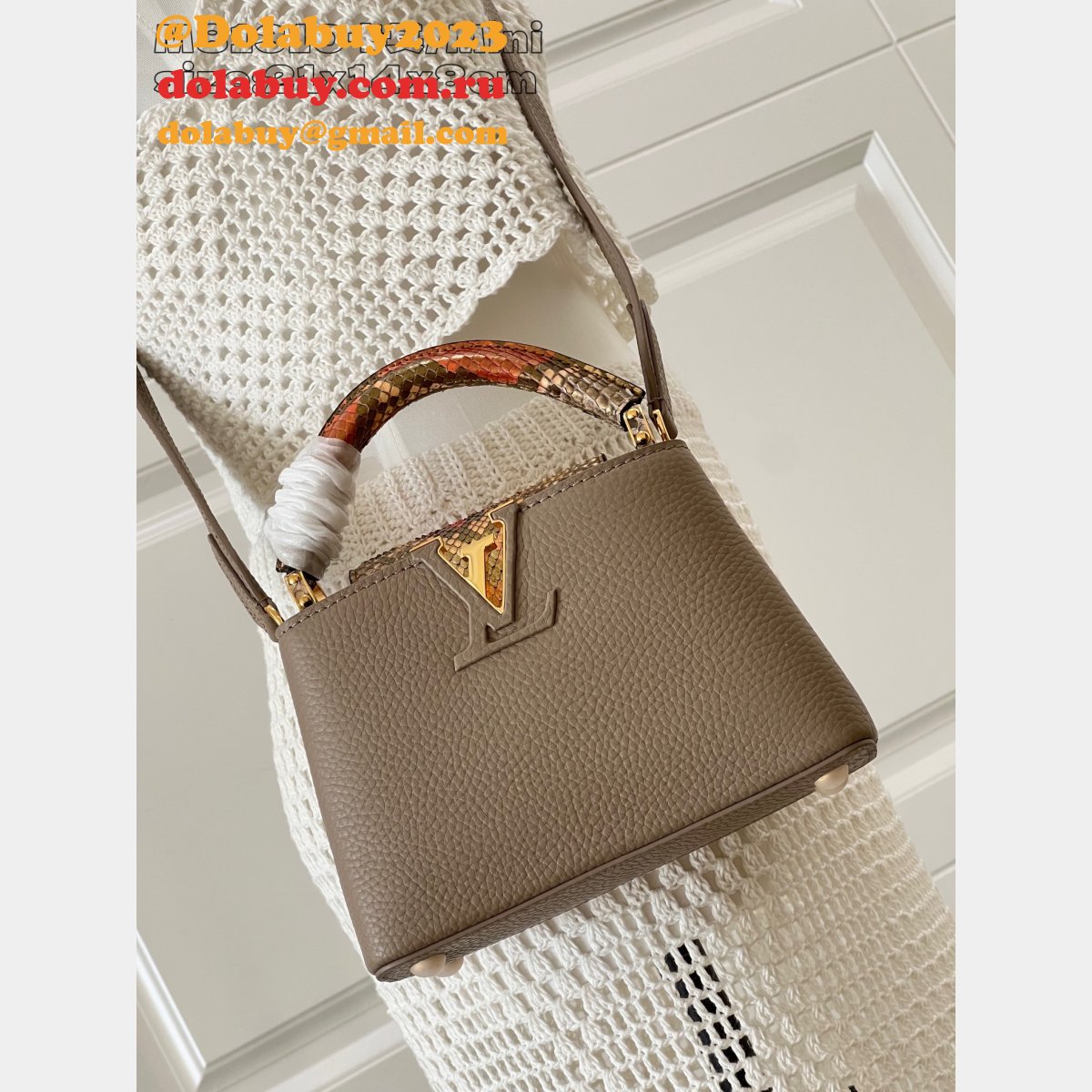 Louis Vuitton Capucines M81310 Designer Replica Bag
