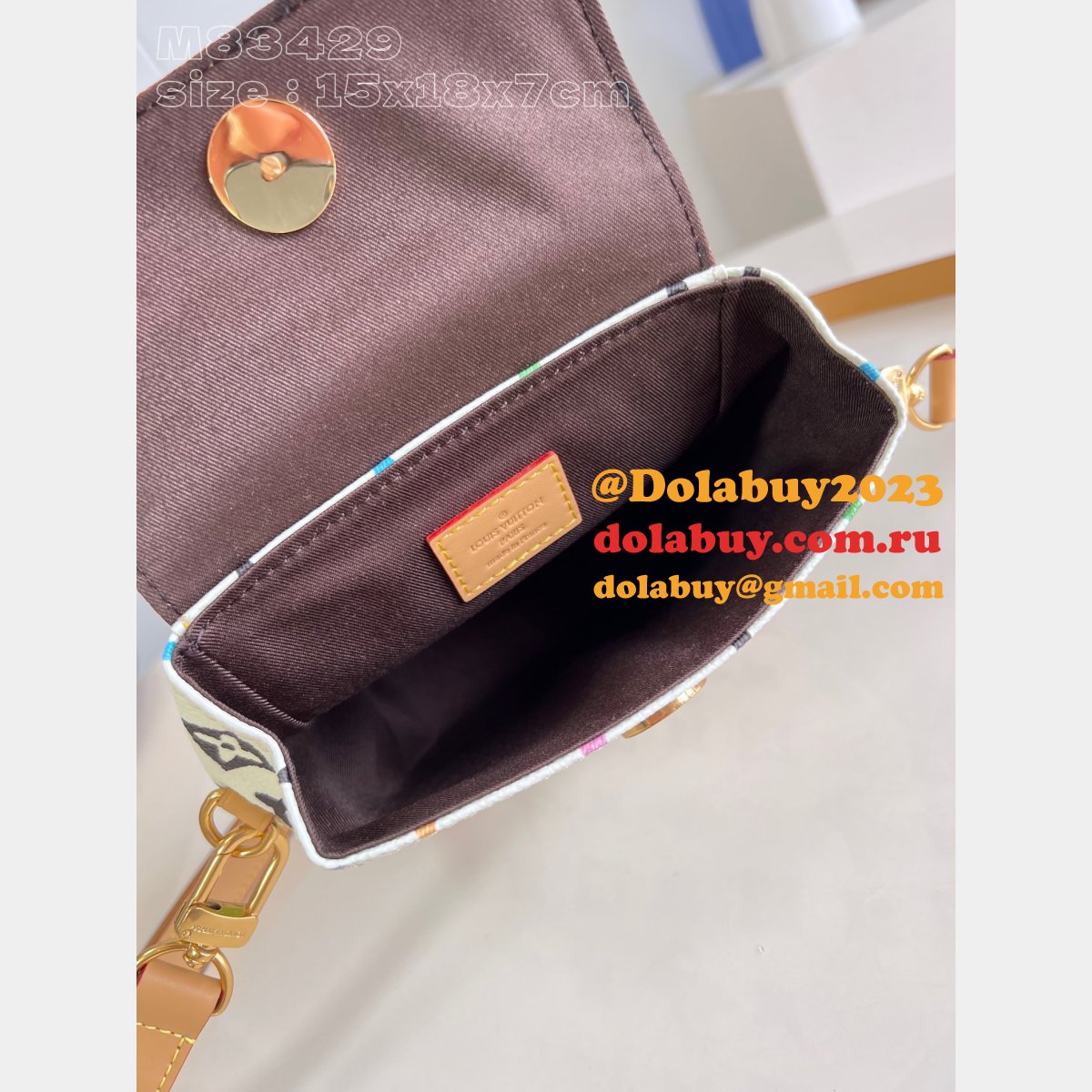 Louis Vuitton 7 Star Top Replicas Nano Steamer M83429 Vanilla Bag