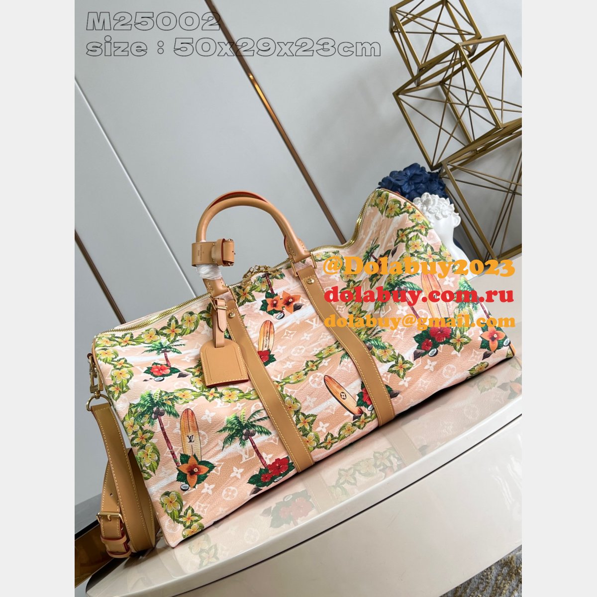 Louis Vuitton High Quality Copy Keepall Bandoulière 50 M25002 Perfect Bag