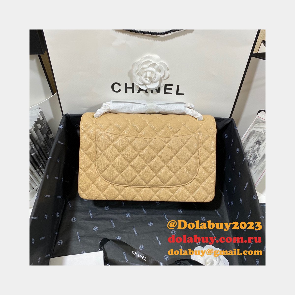 High Quality CC CF Classic Flap Jumbo Bags 30CM on Sale