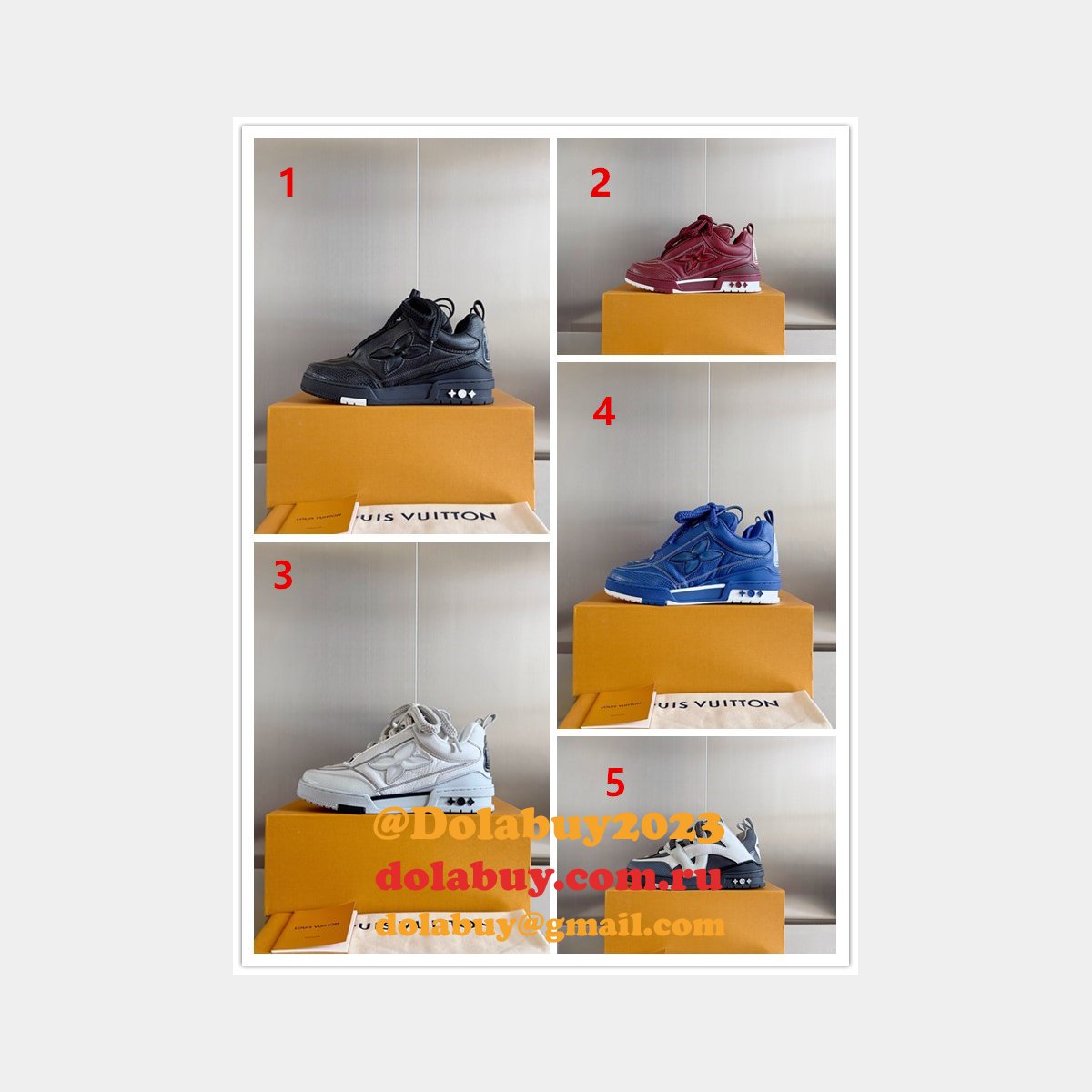 Best LV Skate Sneaker Cheap