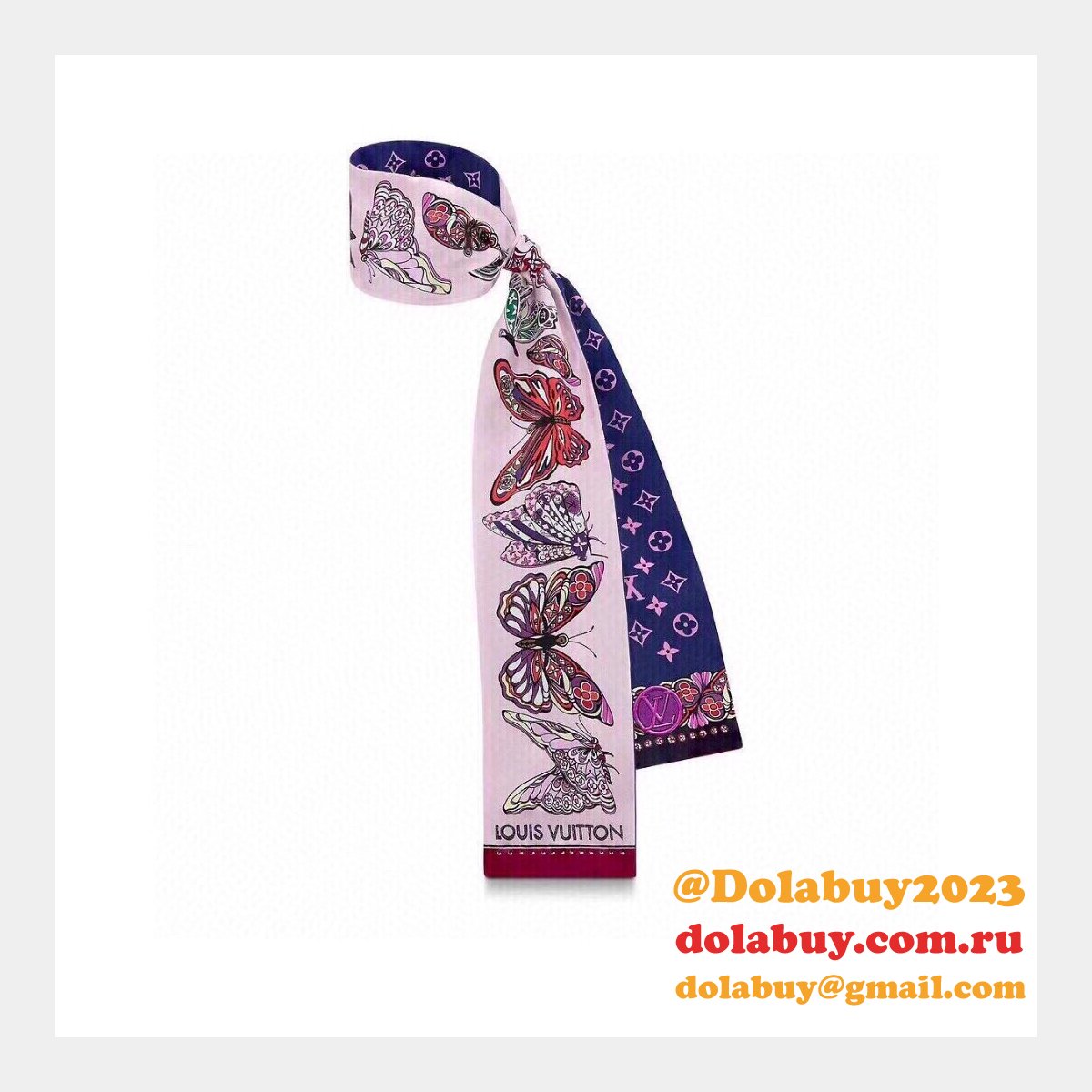 Louis Vuitton Straps bow tie streamers