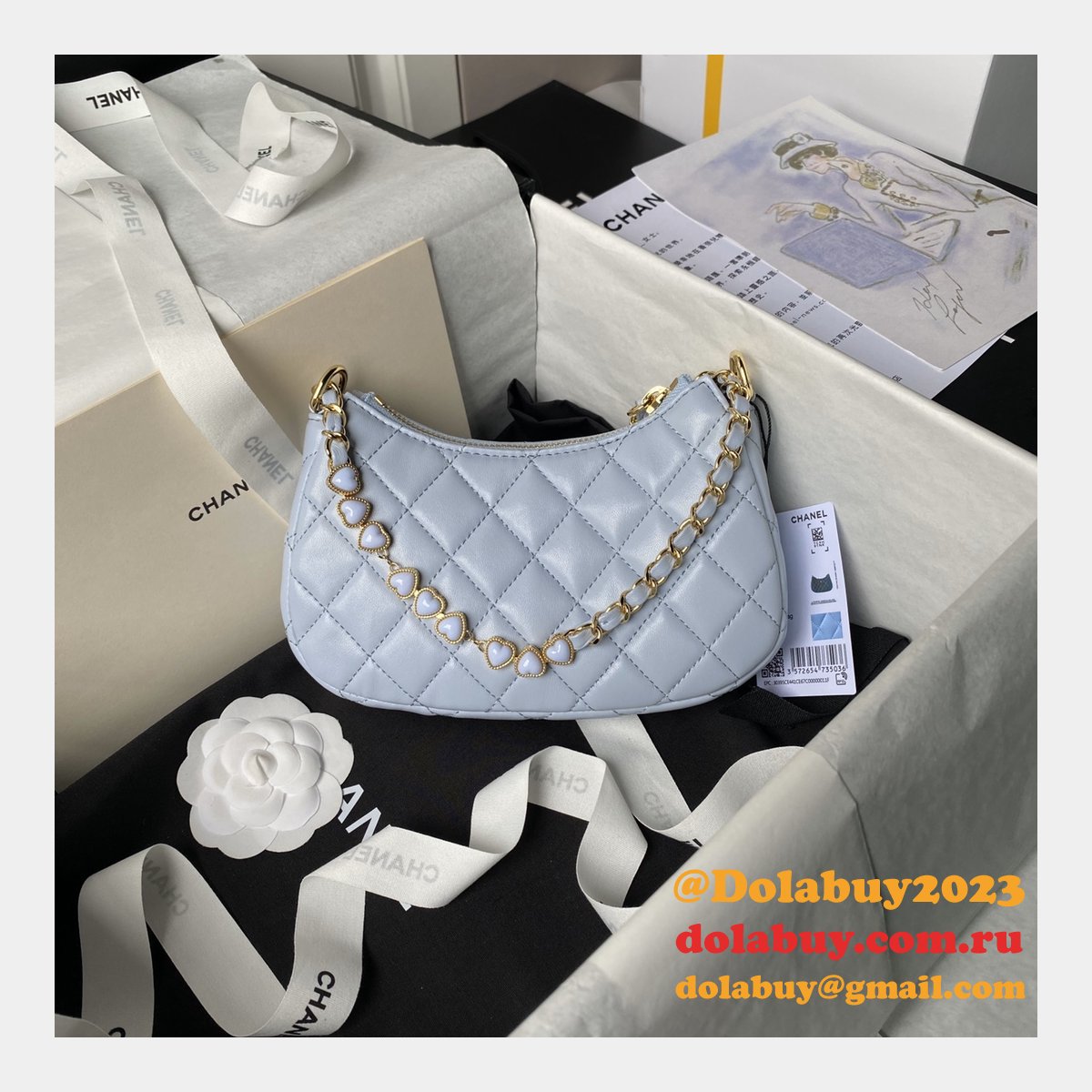 Shopping 1:1 Mirror Chain Shoulder AS3786 Replica Bags