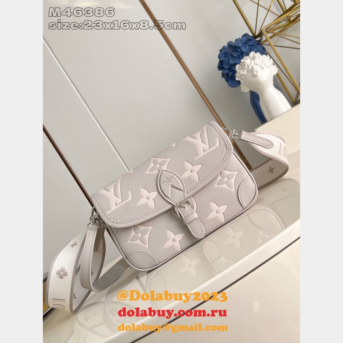 Duplicate Louis Vuitton Diane Monogram Empreinte M14214 Bag