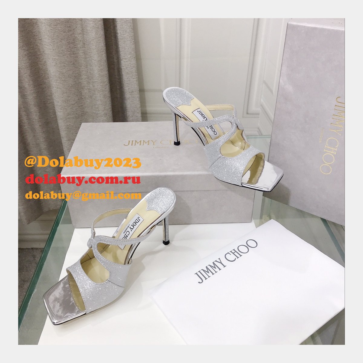 Heel: 8.5 cm Anise 75 Designer Sandals Jimmy Choo Shoes