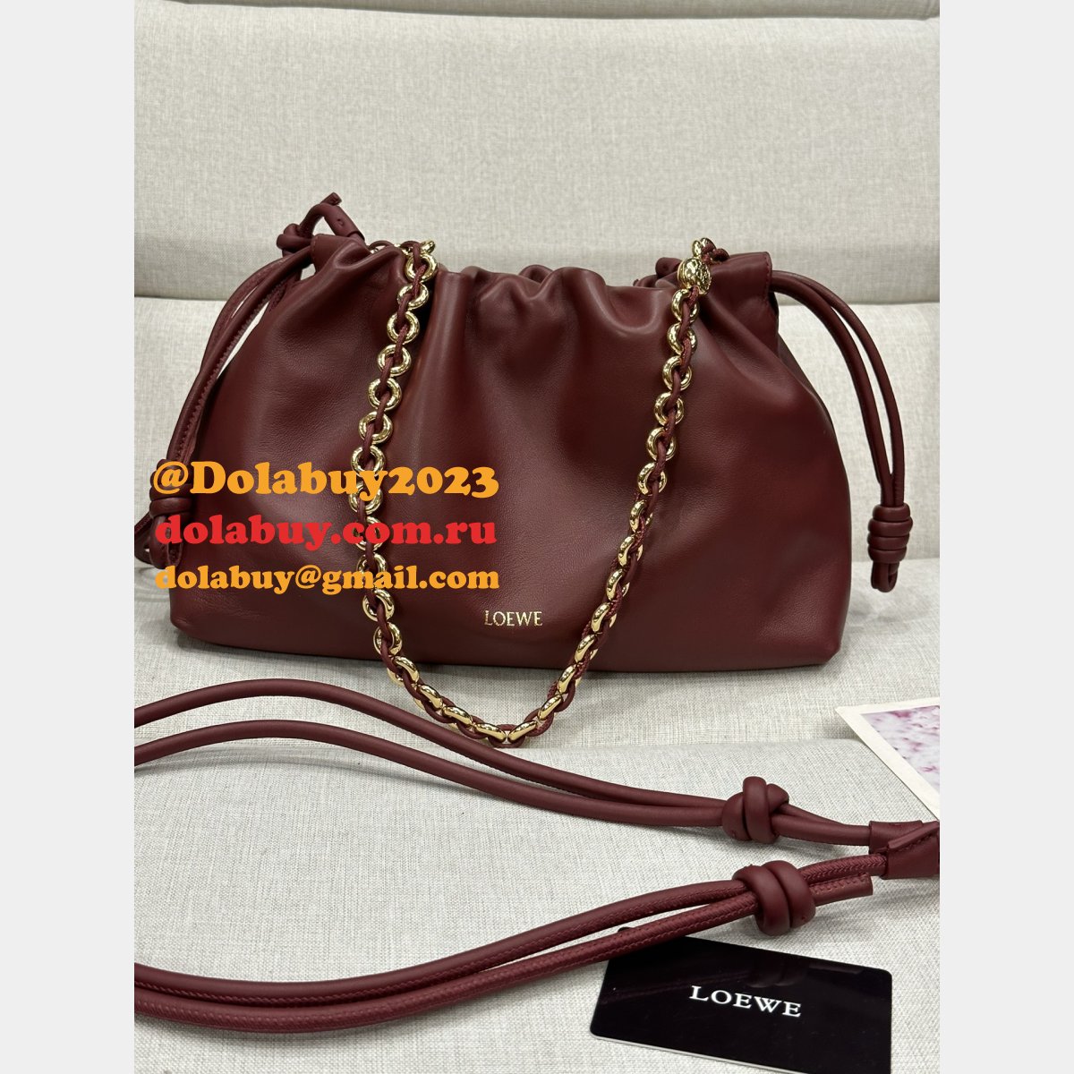 Designer loewe Flamenco Purse bag nappa lambskin