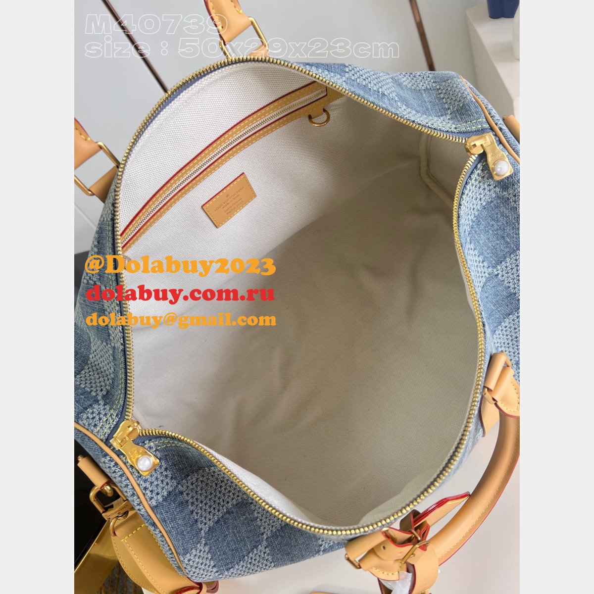 Designer Keepall Bandoulière 50 Louis Vuitton N40739 Knockoff Bag