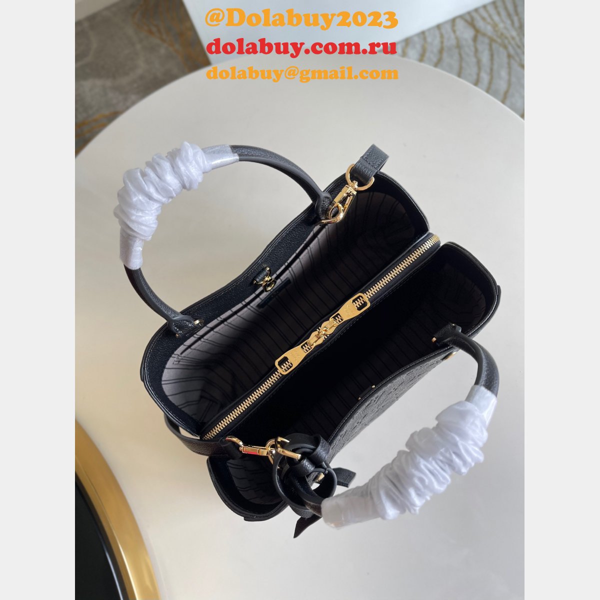 Louis Vuitton Top Quality M41048/M42746/M44931 Montaigne MM Monogram Empreinte Leather