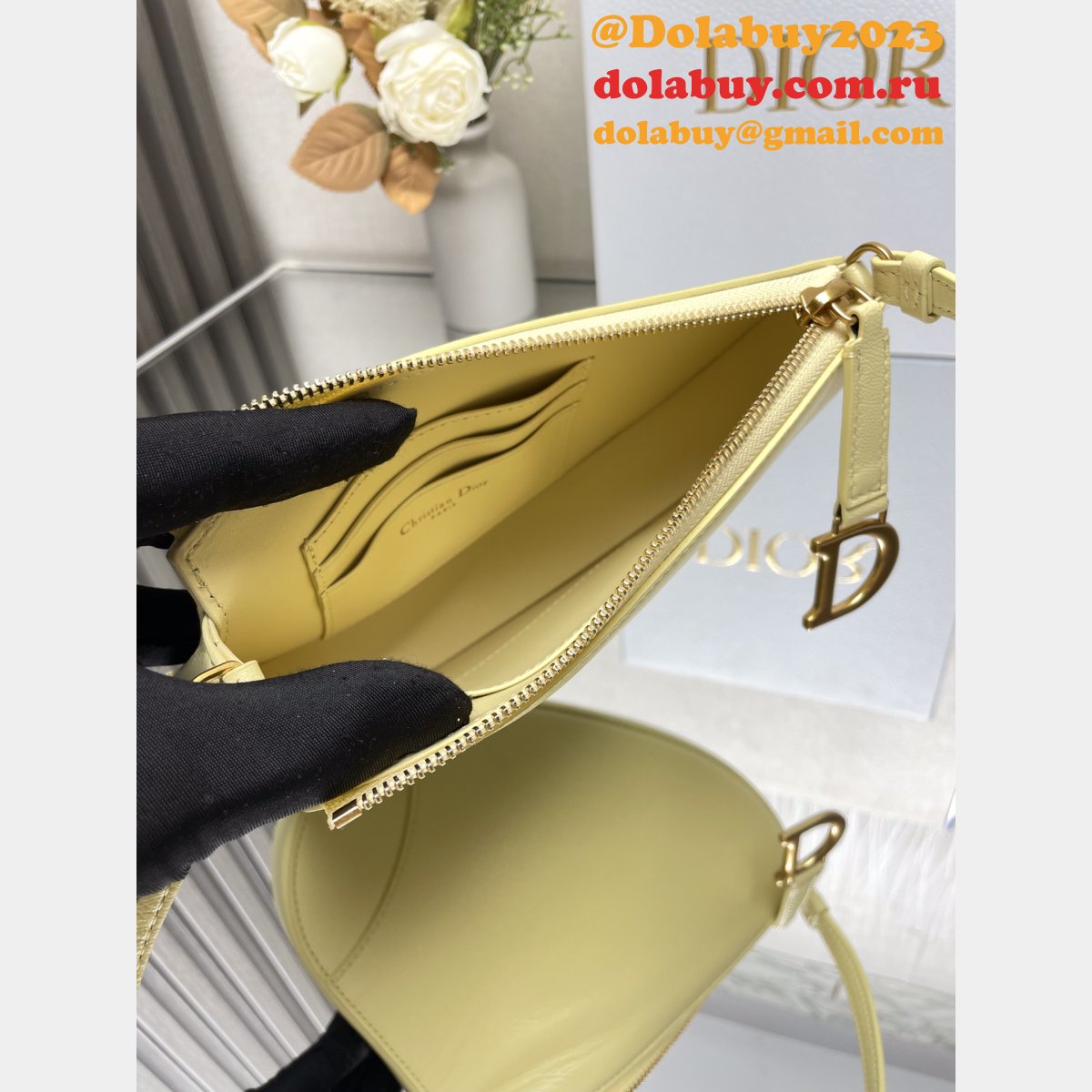 Luxury DIOR NEW SADDLE DESIGNER HANDBAG